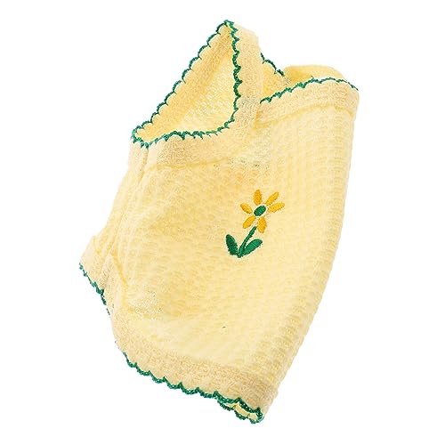 POPETPOP Pet Vest Sommer Atmungsaktives Hundeshirt Für Kleine Hunde Bequemes Hundekleidungsstück Für Und Gelb s POPETPOP Pet Vest Sommer Atmungsaktives Hundeshirt Für Kleine Hunde Bequemes Hundekleidungsstück Für Und Gelb s von POPETPOP