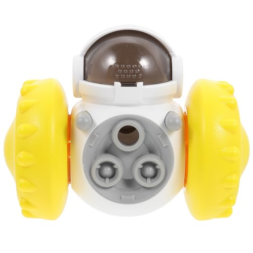 POPETPOP fehlendes Futter Hundenapf Interactive Dog Toys Dog chew Toy Hundefutter-Puzzlespielzeug Welpe Spender für Leckereien für Hunde Spender für Leckereien für Haustiere Plastik Yellow von POPETPOP