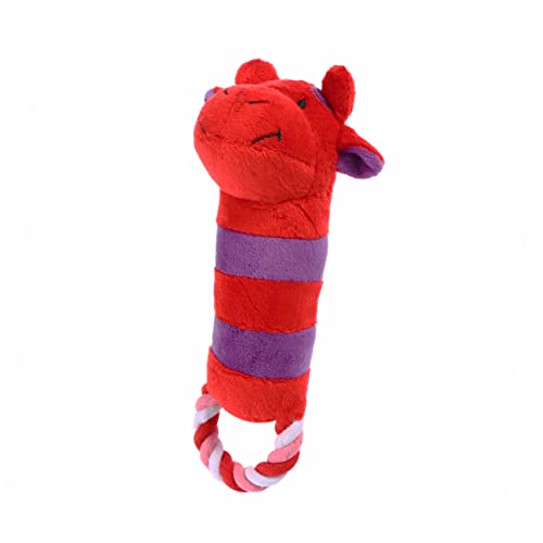 POPETPOP Pet Plush Toys Mit Quietschgeräusch Interaktive Kauspielzeuge Für Hunde Und Katzen Cartoon Kalb Design Rot Und Trainieren POPETPOP Pet Plush Toys Mit Quietschgeräusch Interaktive Kauspielzeuge Für Hunde Und Katzen Cartoon Kalb Design Rot Und Trainieren von POPETPOP