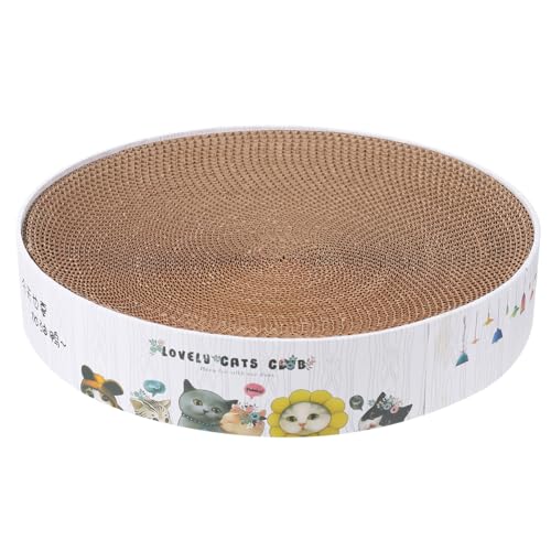 POPETPOP kratzbaum für Katzen Katzenkratzkarton Kratzmatte für Katzen gewellt katzenkratzmatte kratzmatten für Katzen Haustier Katze Kratzbrett Katzenkratzer aus Wellpappe Wellpapier Brown von POPETPOP
