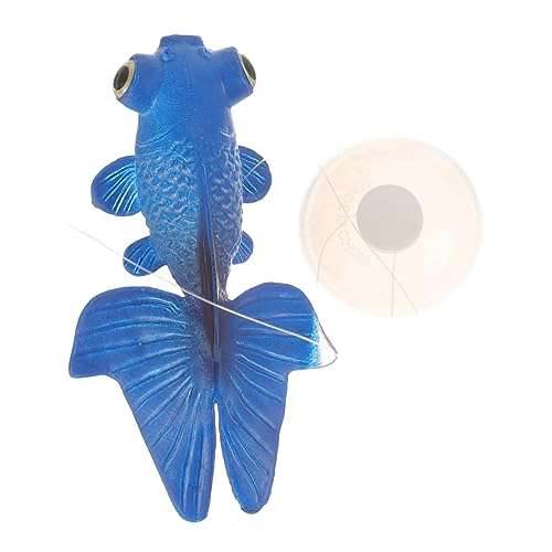 POPETPOP künstlicher Cool Simulation Anglerfisch Schwimmbad Panzer Anlage Netz Neon künstliche Fische hühner gefälschter dekoratives Fischdekor Kieselgel Blue POPETPOP künstlicher Cool Simulation Anglerfisch Schwimmbad Panzer Anlage Netz Neon künstliche Fische hühner gefälschter dekoratives Fischdekor Kieselgel Blue von POPETPOP
