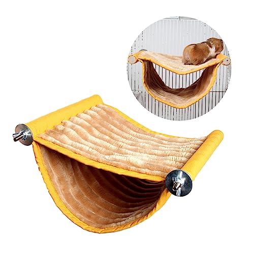 POPETPOP Doppellagige Hängematte Für Kleine Haustiere Warmes Schlafnest Für Hamster Mäuse Und Kaninchen Bequeme Weiche Und Waschbare Hängematte Für Große POPETPOP Doppellagige Hängematte Für Kleine Haustiere Warmes Schlafnest Für Hamster Mäuse Und Kaninchen Bequeme Weiche Und Waschbare Hängematte Für Große von POPETPOP