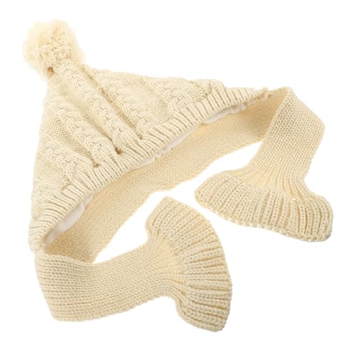 POPETPOP Gestrickte Mütze Für Hunde Gemütlicher Wollfutter Hundeschal Mütze Warmer Halswärmer Modisches Haustier-Accessoire POPETPOP Gestrickte Mütze Für Hunde Gemütlicher Wollfutter Hundeschal Mütze Warmer Halswärmer Modisches Haustier-Accessoire von POPETPOP