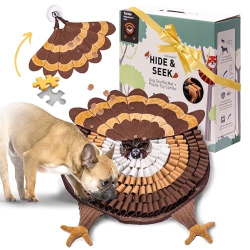 POPUPJOYS Hide & Seek Schnüffelmatte für Hunde - Schnüffelmatte für Hunde - Interaktives Hundespielzeug für Futtersuche & Leckerlis - Stimulierende Fütterungsmatte für Hunde POPUPJOYS Hide & Seek Schnüffelmatte für Hunde - Schnüffelmatte für Hunde - Interaktives Hundespielzeug für Futtersuche & Leckerlis - Stimulierende Fütterungsmatte für Hunde von POPUPJOYS