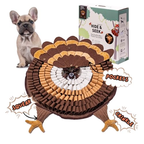 POPUPJOYS Hide & Seek Schnüffelmatte für Hunde - Schnüffelmatte für Hunde - Interaktives Hundespielzeug für Futtersuche & Leckerlis - Stimulierende Fütterungsmatte für Hunde POPUPJOYS Hide & Seek Schnüffelmatte für Hunde - Schnüffelmatte für Hunde - Interaktives Hundespielzeug für Futtersuche & Leckerlis - Stimulierende Fütterungsmatte für Hunde von POPUPJOYS