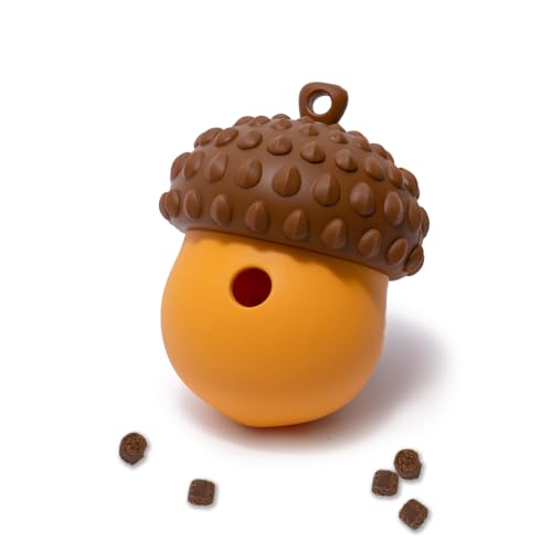 POPUPJOYS Hunde-Puzzle-Spielzeugspender, interaktives Hundespielzeug für große Hunde, Hundespielzeug für mittelgroße Hunde, geistiger Stimulationsball mit abnehmbarem Deckel, lebensmittelechtes von POPUPJOYS