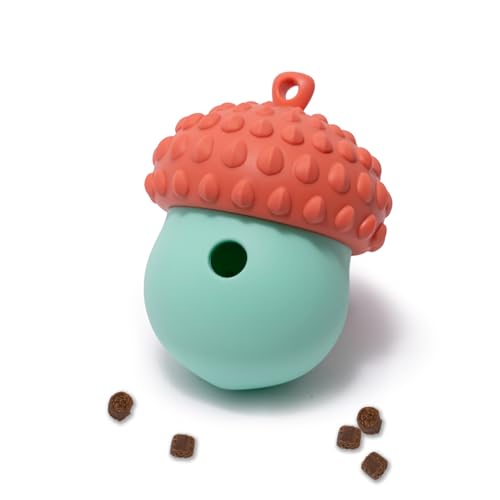 POPUPJOYS Hunde-Puzzle-Spielzeugspender, interaktives Hundespielzeug für große Hunde, Hundespielzeug für mittelgroße Hunde, geistiger Stimulationsball mit abnehmbarem Deckel, lebensmittelechtes von POPUPJOYS