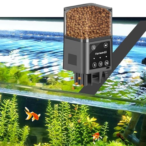 Futterautomat Aquarium, 320 Ml Automatischer Fischfutterautomat, Futterautomat Fische Aquarium, Fischfutter Automat, Aquarium Futterautomat Mit DREI Zeitgesteuerte Fütterungsmodi Futterautomat Aquarium, 320 Ml Automatischer Fischfutterautomat, Futterautomat Fische Aquarium, Fischfutter Automat, Aquarium Futterautomat Mit DREI Zeitgesteuerte Fütterungsmodi von PORFOYO