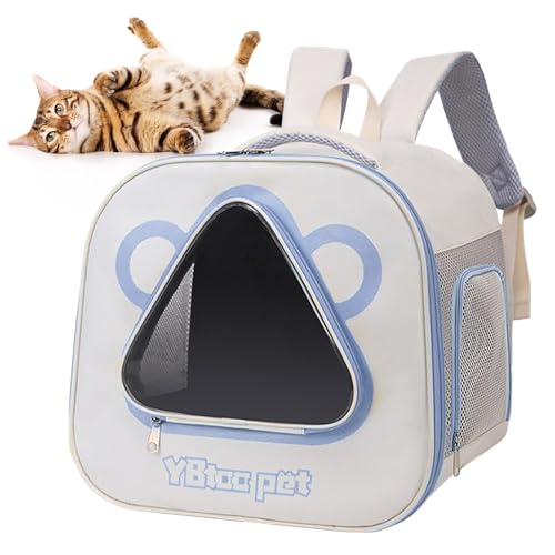 Katzenrucksack, Hunderucksack, Haustier Rucksack, Katzen Rucksack Mit Fenster Cat, Atmungsaktive Katzentasche Hundetasche Für Wandern, Camping, Reisenm Katzenrucksack, Hunderucksack, Haustier Rucksack, Katzen Rucksack Mit Fenster Cat, Atmungsaktive Katzentasche Hundetasche Für Wandern, Camping, Reisenm von PORFOYO
