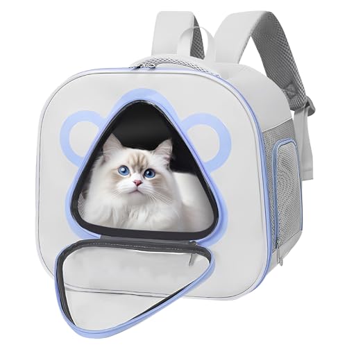 Katzenrucksack, Hunderucksack, Haustier Rucksack für Kleine Hunde Katzen, Tragetasche für Haustiere bis 10 kg, Tragbare und Faltbare, Atmungsaktive Katzentasche Hundetasche für Reisen, Spaziergänge Katzenrucksack, Hunderucksack, Haustier Rucksack für Kleine Hunde Katzen, Tragetasche für Haustiere bis 10 kg, Tragbare und Faltbare, Atmungsaktive Katzentasche Hundetasche für Reisen, Spaziergänge von PORFOYO