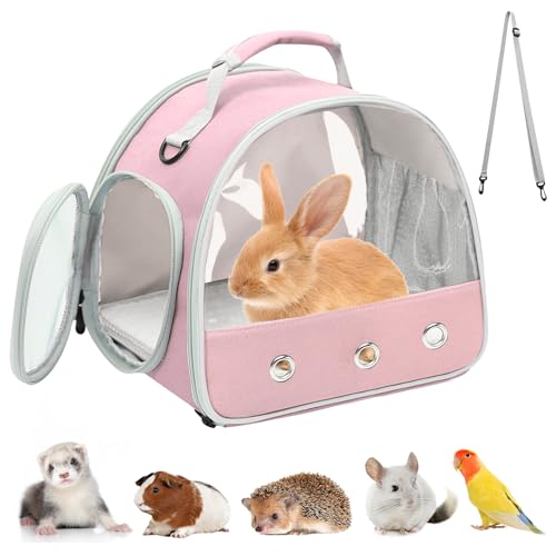 Kleine Haustier-Tragetasche, Kleintier Tragetasche, Transportbox für Katze Mit Seitlicher Öffnung, Meerschweinchen-Tragetasche, Faltbare Transportbox, Hundetransportbox für Kätzchen Welpen Vögel Kleine Haustier-Tragetasche, Kleintier Tragetasche, Transportbox für Katze Mit Seitlicher Öffnung, Meerschweinchen-Tragetasche, Faltbare Transportbox, Hundetransportbox für Kätzchen Welpen Vögel von PORFOYO