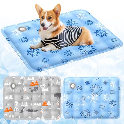 PORFOYO 2 Stück Kühlmatte Für Hunde, 40x50cm HundeKühlmatte, Kühldecke Hund, Faltbare, Wasserdicht Reißfest, Katzen Kühlmatte für Katzen und Hunde PORFOYO 2 Stück Kühlmatte Für Hunde, 40x50cm HundeKühlmatte, Kühldecke Hund, Faltbare, Wasserdicht Reißfest, Katzen Kühlmatte für Katzen und Hunde von PORFOYO