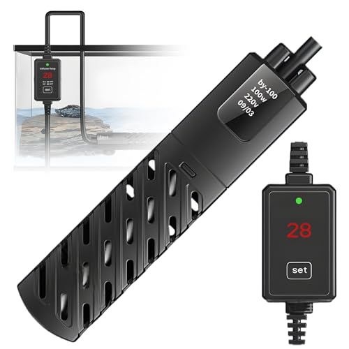 PORFOYO Aquarium Heizung, 50 W Mini Aquarium Heizung, Mini Aquarium Heizstab, Aquarium Heizer Aquariumheizung, Mit Übertemperaturschutz Und Digitalanzeige Temperaturkontrolle Für 30 L PORFOYO Aquarium Heizung, 50 W Mini Aquarium Heizung, Mini Aquarium Heizstab, Aquarium Heizer Aquariumheizung, Mit Übertemperaturschutz Und Digitalanzeige Temperaturkontrolle Für 30 L von PORFOYO