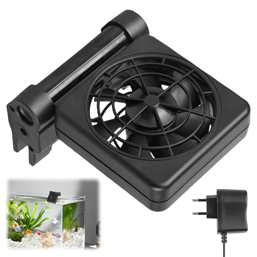 PORFOYO Aquarium Kühler, Aquarium Lüfter mit Einstellbarer Drehzahlregelung und Timer, 2.4W 12V Aquarien Lüfter, 1 Lüfter, Leiser Aquarienlüfter für Süßwasser Salzwasser Aquarien bis 30 cm PORFOYO Aquarium Kühler, Aquarium Lüfter mit Einstellbarer Drehzahlregelung und Timer, 2.4W 12V Aquarien Lüfter, 1 Lüfter, Leiser Aquarienlüfter für Süßwasser Salzwasser Aquarien bis 30 cm von PORFOYO