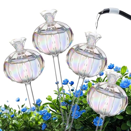 PORFOYO Bewässerungskugeln,4 Stück Selbstbewässernde Glühbirnen,Bunte Glas Pflanzenbewässerungskugeln,Große Gießkugeln Für Zimmerpflanzen,Außen,Garten Und Balkon PORFOYO Bewässerungskugeln,4 Stück Selbstbewässernde Glühbirnen,Bunte Glas Pflanzenbewässerungskugeln,Große Gießkugeln Für Zimmerpflanzen,Außen,Garten Und Balkon von PORFOYO