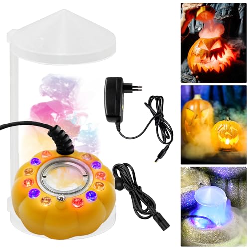 PORFOYO Ultraschall Vernebler, 12 LED Ultraschall Nebelmaschine, Nebler Ultraschall Vernebler, Mist Maker Wassernebler Fogger mit Abnehmbarem Spritzschutz für Springbrunnen,Teich, Nebel, Halloween (E) PORFOYO Ultraschall Vernebler, 12 LED Ultraschall Nebelmaschine, Nebler Ultraschall Vernebler, Mist Maker Wassernebler Fogger mit Abnehmbarem Spritzschutz für Springbrunnen,Teich, Nebel, Halloween (E) von PORFOYO