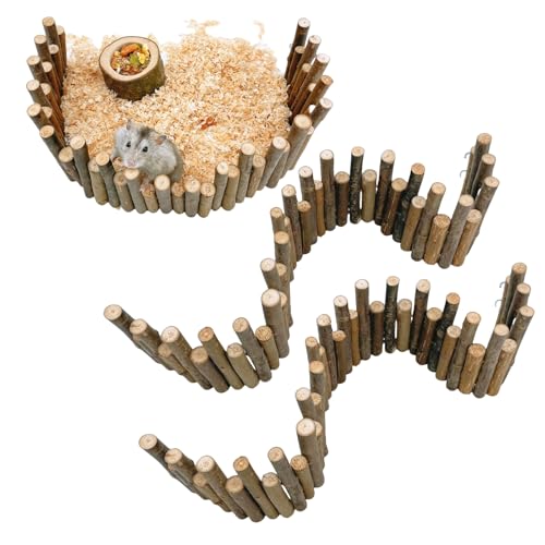 Porfoyo 2 Stück Holzbrücke Für Nager, Hamster Leiter Brücke Spielzeug, Nagerbrücke Holz Hamster Kletterleiter Kletterspielzeug Biegbare Kauspielzeug Holzleiter Für Hamster, Meerschweinchen, Kleintiere Porfoyo 2 Stück Holzbrücke Für Nager, Hamster Leiter Brücke Spielzeug, Nagerbrücke Holz Hamster Kletterleiter Kletterspielzeug Biegbare Kauspielzeug Holzleiter Für Hamster, Meerschweinchen, Kleintiere von PORFOYO