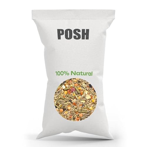 POSH Kaninchenfutter 10kg Natürliche Mischung mit Gemüse, Luzerne & Getreide – Vollwertige Nahrung für Zwergkaninchen – Omega-3, Vitamine & Mineralstoffe POSH Kaninchenfutter 10kg Natürliche Mischung mit Gemüse, Luzerne & Getreide – Vollwertige Nahrung für Zwergkaninchen – Omega-3, Vitamine & Mineralstoffe von POSH