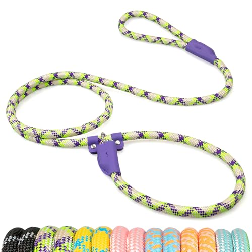 POUPUA Strapazierfähige Retrieverleine für Hunde, 1,27 cm x 1,8 m, strapazierfähig, starkes Seil, Retrieverleine für große, mittelgroße Hunde, kein Ziehen, Trainingsleinen mit reflektierenden Fäden POUPUA Strapazierfähige Retrieverleine für Hunde, 1,27 cm x 1,8 m, strapazierfähig, starkes Seil, Retrieverleine für große, mittelgroße Hunde, kein Ziehen, Trainingsleinen mit reflektierenden Fäden von POUPUA