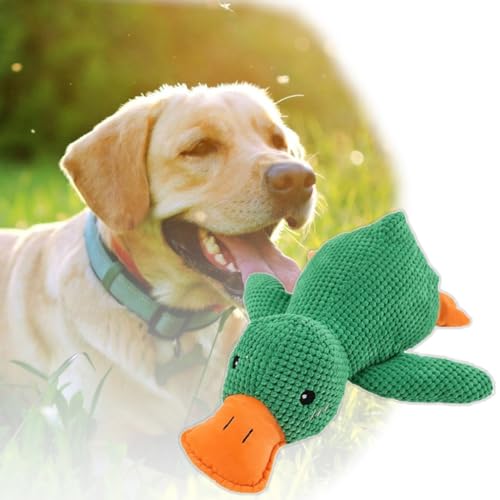 POVVFRTY Hundespielzeug 2024, beruhigende Ente, niedlich, keine Füllung, Hundespielzeug mit weichem Quietscher, beruhigende Ente, quietschendes Hundespielzeug für große und kleine Hunde, 550 (Farbe: POVVFRTY Hundespielzeug 2024, beruhigende Ente, niedlich, keine Füllung, Hundespielzeug mit weichem Quietscher, beruhigende Ente, quietschendes Hundespielzeug für große und kleine Hunde, 550 (Farbe: von POVVFRTY