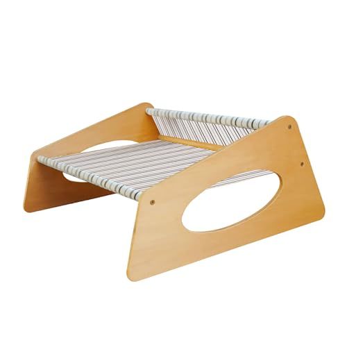 POYHKFD Katzenbett aus Holz, Erhöhtes Katzenbett, Katzenmöbel, Katzenbett, Katzenhängematte für Mittelgroße Katzen, Katzenbetten für Hauskatzen, Abnehmbare, Stabile Katzenhängematte aus(Runden) POYHKFD Katzenbett aus Holz, Erhöhtes Katzenbett, Katzenmöbel, Katzenbett, Katzenhängematte für Mittelgroße Katzen, Katzenbetten für Hauskatzen, Abnehmbare, Stabile Katzenhängematte aus(Runden) von POYHKFD