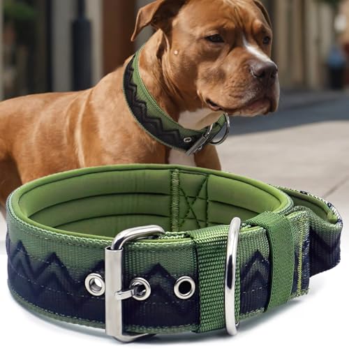 PP COLOR Premium NeckShield Kontrollhalsband, 5,1 cm breit mit ultradicker Druckentlastungspolsterung, SGS-zertifizierte Sicherheit, professioneller Schutz für große und riesige Rassen, Nachtdschungel PP COLOR Premium NeckShield Kontrollhalsband, 5,1 cm breit mit ultradicker Druckentlastungspolsterung, SGS-zertifizierte Sicherheit, professioneller Schutz für große und riesige Rassen, Nachtdschungel von PP COLOR
