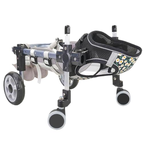 PP-Vic Verstellbarer Zweirädriger Hundewagen, Haustierrollstuhl, Mobilitätshilfe Für Die Hunderehabilitation, Hundebeinschiene, Leichte Unterstützung Für Gelähmte Haustiere,4 Wheels xs PP-Vic Verstellbarer Zweirädriger Hundewagen, Haustierrollstuhl, Mobilitätshilfe Für Die Hunderehabilitation, Hundebeinschiene, Leichte Unterstützung Für Gelähmte Haustiere,4 Wheels xs von PP-Vic
