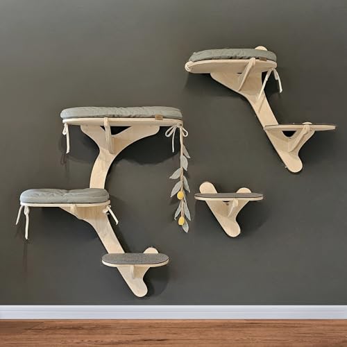 Olive Kratzbaum-Set. Regale, Wandmontage-Set für Katzen. Betten, Spielzeug, Kratzbaum. Kletterwand, Aktivitätszentrum. Olive Kratzbaum-Set. Regale, Wandmontage-Set für Katzen. Betten, Spielzeug, Kratzbaum. Kletterwand, Aktivitätszentrum. von PRASKA