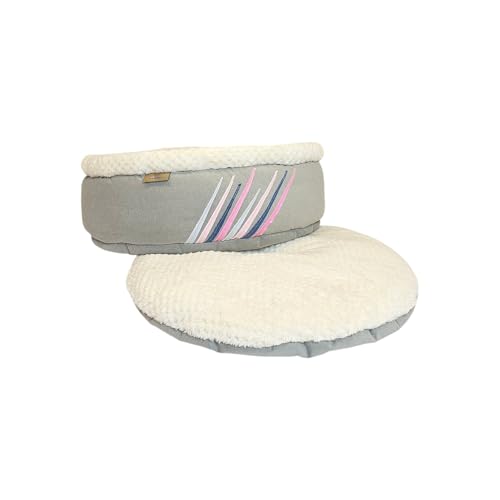 PRASKA Handcraft Kuschelbett Katzenbett - Premium Hundebett für kleine Hunde & Katzen Durchm. 45 cm Grau - Katzenhütte Katzenhöhle Katzenkorb Katzenschlafplatz für Kleinen Hunde Katze Hause PRASKA Handcraft Kuschelbett Katzenbett - Premium Hundebett für kleine Hunde & Katzen Durchm. 45 cm Grau - Katzenhütte Katzenhöhle Katzenkorb Katzenschlafplatz für Kleinen Hunde Katze Hause von PRASKA