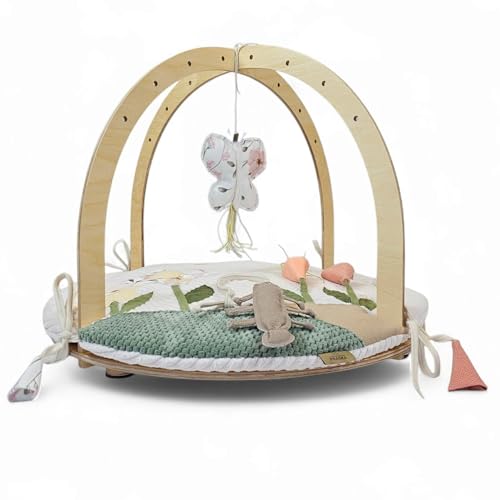 PRASKA Handcraft Sensorischer Katzen-Spielplatz aus Holz Premium – Interaktives Katzenspielzeug mit Matte, Multisensorisches für Wohnungskatzen, Katzenbett Garden | Natur PRASKA Handcraft Sensorischer Katzen-Spielplatz aus Holz Premium – Interaktives Katzenspielzeug mit Matte, Multisensorisches für Wohnungskatzen, Katzenbett Garden | Natur von PRASKA