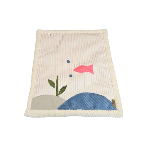 PRASKA Premium Haustierdecke für Katzen & kleine Hunde – Handgemacht, Weich & Waschbar – Maritime Kuscheldecke 60x50 cm – Reise-, Sofa- & Transporterdecke – Aqua Design PRASKA Premium Haustierdecke für Katzen & kleine Hunde – Handgemacht, Weich & Waschbar – Maritime Kuscheldecke 60x50 cm – Reise-, Sofa- & Transporterdecke – Aqua Design von PRASKA
