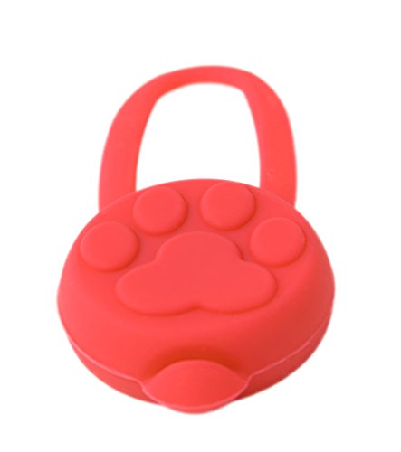 PRECORN LED Silikon Leuchtanhänger in rot Leuchthalsband für Hund Haustier uvm. Led Hundehalsband von PRECORN