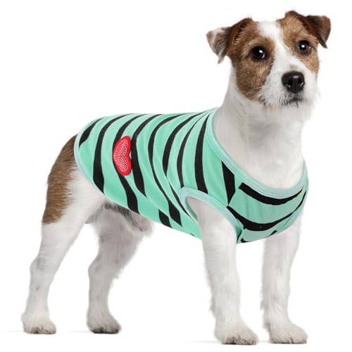 Preferhouse Hunde-Shirts für große Hunde, gestreifte T-Shirts, Haustierbekleidung, Hunde-Tank-Top, Frühling und Sommer, geeignet für Chihuahua, Französische Bulldogge, Bichon, Shih Tzu Preferhouse Hunde-Shirts für große Hunde, gestreifte T-Shirts, Haustierbekleidung, Hunde-Tank-Top, Frühling und Sommer, geeignet für Chihuahua, Französische Bulldogge, Bichon, Shih Tzu von PREFERHOUSE