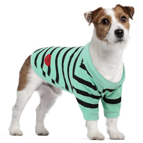 Preferhouse Hunde-Shirts für große Hunde, gestreifte T-Shirts, Hundeweste, Haustierbekleidung, T-Shirts für Frühling und Sommer, geeignet für kleine und mittelgroße und große Haustiere, Französische Preferhouse Hunde-Shirts für große Hunde, gestreifte T-Shirts, Hundeweste, Haustierbekleidung, T-Shirts für Frühling und Sommer, geeignet für kleine und mittelgroße und große Haustiere, Französische von PREFERHOUSE