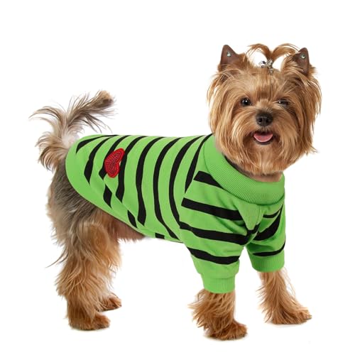 Preferhouse Hunde-Shirts für kleine Hunde, gestreifte T-Shirts, Hundeweste, Haustierbekleidung, T-Shirts für Frühling und Sommer, geeignet für kleine und mittelgroße und große Haustiere, Französische Preferhouse Hunde-Shirts für kleine Hunde, gestreifte T-Shirts, Hundeweste, Haustierbekleidung, T-Shirts für Frühling und Sommer, geeignet für kleine und mittelgroße und große Haustiere, Französische von PREFERHOUSE