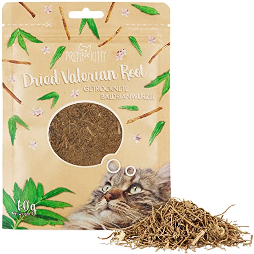 PRETTY KITTY Baldrian getrocknet für Katzen : 60g Natürlich getrocknete Baldrianwurzel für Katzenspielzeug – Katzenspielzeug Baldrian für Katzen – Katzen Baldrian Katze – Spielzeug Katze Cat Toys PRETTY KITTY Baldrian getrocknet für Katzen : 60g Natürlich getrocknete Baldrianwurzel für Katzenspielzeug – Katzenspielzeug Baldrian für Katzen – Katzen Baldrian Katze – Spielzeug Katze Cat Toys von PRETTY KITTY