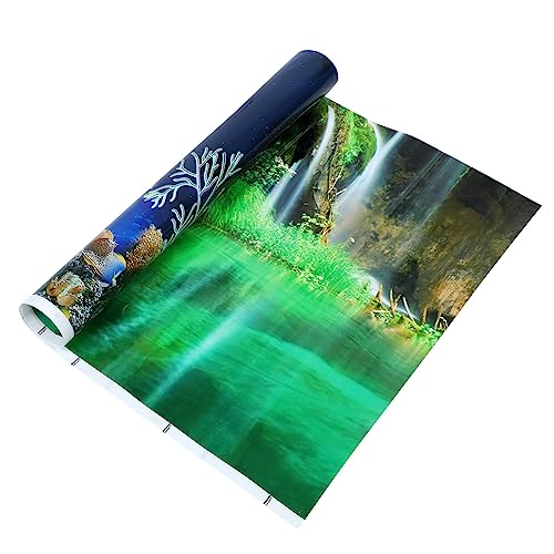 PRETYZOOM Aquariumbild Dekorativer Aquarium-Hintergrund 3D-unterwasserthema Und Leicht Zu Reinigen Für Aquarien von PRETYZOOM