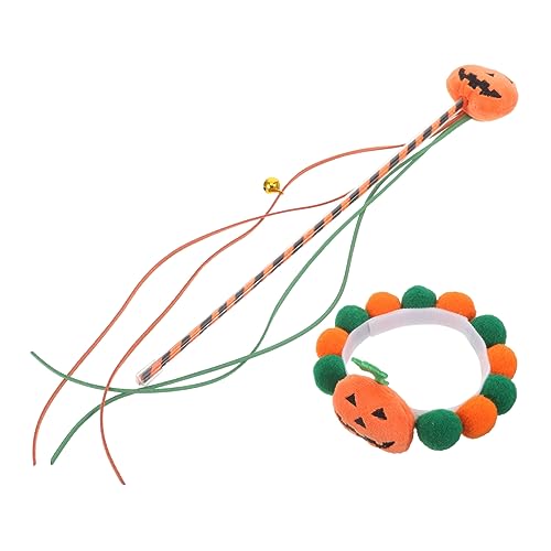 PRETYZOOM Halloween-katzenhalsbänder Haustier-katzenhalsbänder Hundehalsbänder Halloween-Elemente Interaktiver Neckstab für Katzen PRETYZOOM Halloween-katzenhalsbänder Haustier-katzenhalsbänder Hundehalsbänder Halloween-Elemente Interaktiver Neckstab für Katzen von PRETYZOOM