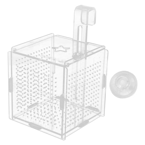 PRETYZOOM Aquarium Fisch Zucht Box Set Von 1 Tasse Haken Zucht für Aquarium Acryl Fisch Isolation Box von PRETYZOOM