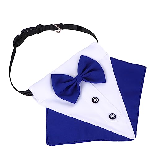 PRETYZOOM Elegantes Hundehalsband Mit Sabberlätzchen Dreieckstuch Für Einen Bequemen Modischen Look von PRETYZOOM