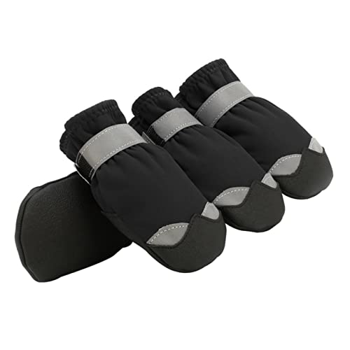 PRETYZOOM 1 Satz Haustier wasserdichte Schuhe Hundestiefel Laufschuhe Für Hunde Nicht-Haustier-Booties Anti-rutsch-socken Für Haustiere Pfotenschutz Einstellbar Hundepfotenabdeckung Nylon von PRETYZOOM