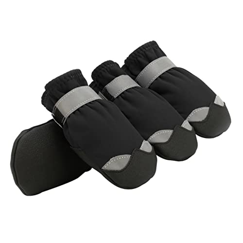 PRETYZOOM 1 Satz Haustier wasserdichte Schuhe Regenstiefel Für Welpen Hundestiefel Pfotenschutz Für Welpen Schuhschutz Anti-rutsch-socken Für Haustiere Welpen- Schneehund Hündchen Nylon von PRETYZOOM