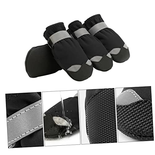 PRETYZOOM Haustier-Schneestiefel Winddicht Warm Für Hunde Hundeschuhe Hundestiefel von PRETYZOOM