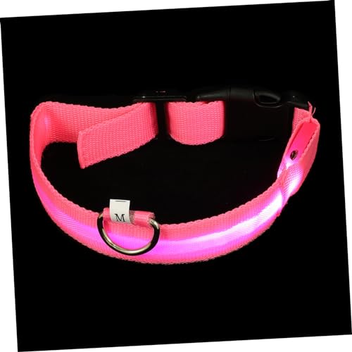 PRETYZOOM 1 Satz Hundehalsband Kätzchenhalsbänder Katzenhalsbänder Welpe leucht Halsband Leuchthalsband nachtleuchtender Kragen blinkendes Haustierhalsband Dropshipping Siebdruck Polyester von PRETYZOOM