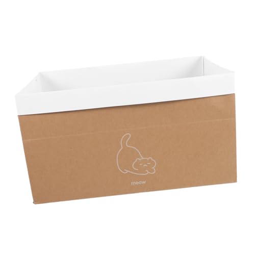 PRETYZOOM Karton Katzenkratzbaum Nest Atmungsaktives Hunde- Und Katzenbett Kratzfestes Kraftpapier Multifunktion PRETYZOOM Karton Katzenkratzbaum Nest Atmungsaktives Hunde- Und Katzenbett Kratzfestes Kraftpapier Multifunktion von PRETYZOOM