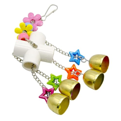 PRETYZOOM 1satz Papageien Spielzeug Mit Glocken Kauspielzeug Für Vögel Bunte Perlen Hängendes Zubehör Für Vogelkäfige Sicheres Und Langlebiges Material Fördert Spiel Und PRETYZOOM 1satz Papageien Spielzeug Mit Glocken Kauspielzeug Für Vögel Bunte Perlen Hängendes Zubehör Für Vogelkäfige Sicheres Und Langlebiges Material Fördert Spiel Und von PRETYZOOM