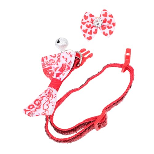 PRETYZOOM 1 Satz Valentinstag Halskette Weihnachtsdeko Polyester Baumwolle Schal Kätzchen PRETYZOOM 1 Satz Valentinstag Halskette Weihnachtsdeko Polyester Baumwolle Schal Kätzchen von PRETYZOOM