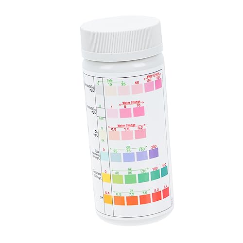 PRETYZOOM Wasserteststreifen Für Aquarien Und Pools Ph Härte Alkalinität Einfacher Test Mit Farbvergleich Für Süßwasser Und Trinkwasser PRETYZOOM Wasserteststreifen Für Aquarien Und Pools Ph Härte Alkalinität Einfacher Test Mit Farbvergleich Für Süßwasser Und Trinkwasser von PRETYZOOM