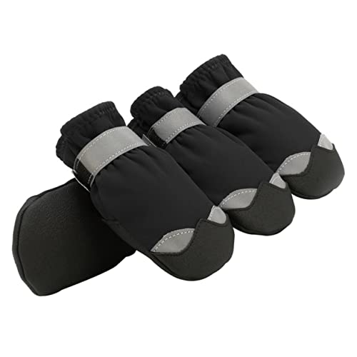 PRETYZOOM 1 Satz Haustier wasserdichte Schuhe Welpe wasserdichte Stiefel Für Haustiere Hundeschuhe rutschfeste Haustierschuhe Schneehundestiefel Pfote Wasserdichter Hund Nylon Hündchen von PRETYZOOM