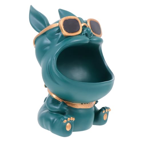 PRETYZOOM 1 Stück Harz Hund Geformt Glas für Schlüssel Lagerung Schlafzimmer Zarte Hund Ornament Gläser Modernen Stil von PRETYZOOM